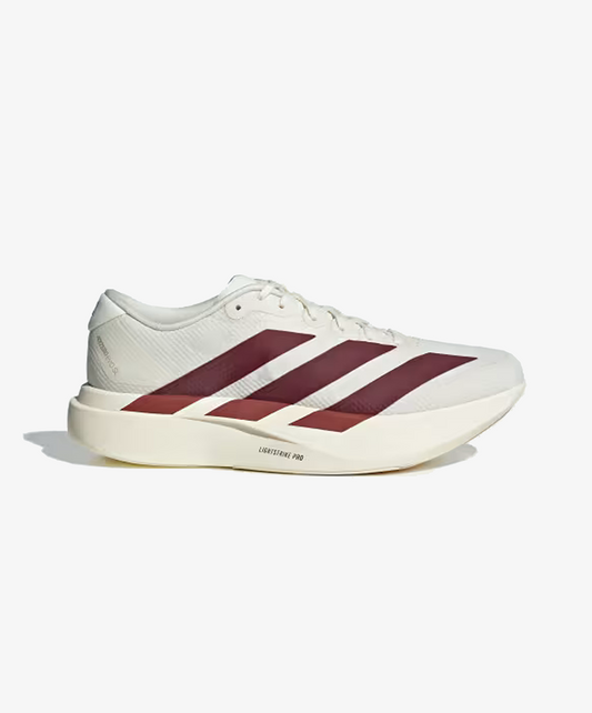 ADIDAS | ADIZERO EVO SL { OFF WHITE/MAROON/MYSTERY RED