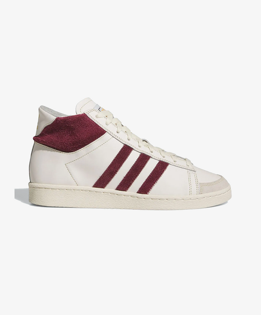 ADIDAS ORIGINALS | JABBAR HI x MARK GONZALES { CHALK WHITE/SHADOW RED/ALUMINA