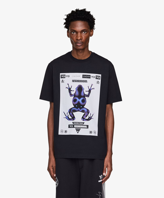 Y-3 | NBHD GRAPHIC TEE { BLACK