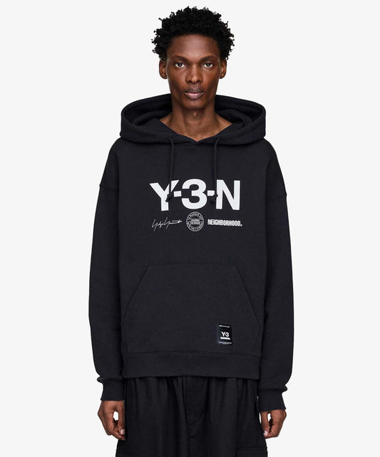 Y-3 | NBHD GRAPHIC HOODIE { BLACK