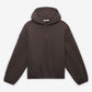 ADIDAS ORIGINALS | FEAR OF GOD ATHLETICS SOLID FLEECE HOODIE { NIGHT BROWN