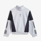 ADIDAS ORIGINALS | x CHAVARRIA WATSONVILLE MOCKNECK SWEATER { LIGHT GREY/ LEGEND INK