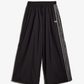 Y-3 | RAW EDGE 3 STRIPES WIDE PANTS { BLACK