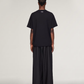 Y-3 | RAW EDGE 3 STRIPES WIDE PANTS { BLACK