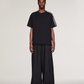 Y-3 | RAW EDGE 3 STRIPES WIDE PANTS { BLACK
