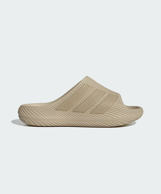 ADIDAS | PURECHILL SLIDES { KHAKI THREE/GOLD RW/GOLD RW