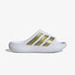 ADIDAS | PURECHILL SLIDES { CLOUD WHITE/GOLD METALLIC/GOLD METALLIC