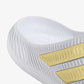 ADIDAS | PURECHILL SLIDES { CLOUD WHITE/GOLD METALLIC/GOLD METALLIC