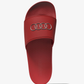 ADIDAS |ADILETTE COMFORT AUDI REVOLUT F1 TEAM SLIDES { HI-RES RED / HI-RES RED / CHALK PEARL