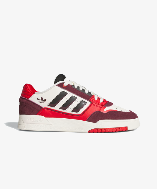 Adidas | DROP STEP LOW 2.0 { OFF WHITE/BETTER SCARLET/MAROON
