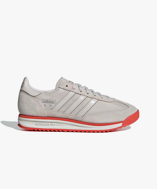ADIDAS ORIGINALS | SL 72 RS AUDI REVOLUT F1 TEAM { GREY / CHALK PEARL / HI-RES RED