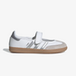 ADIDAS ORIGINALS | SAMBA JANE { WHITE/SILVER METALLIC-GUM