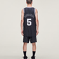 Y-3 | Y-3 MESH PINSTRIPE SHORTS { BLACK