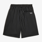 Y-3 | Y-3 MESH PINSTRIPE SHORTS { BLACK