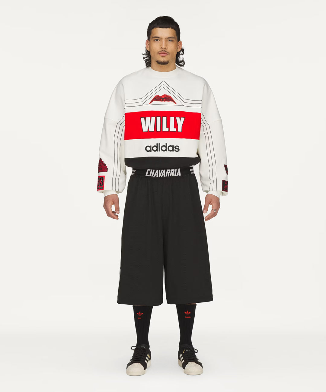 Adidas Originals | x WILLY CHAVARRIA MESH SHORTS { BLACK – Superkicks