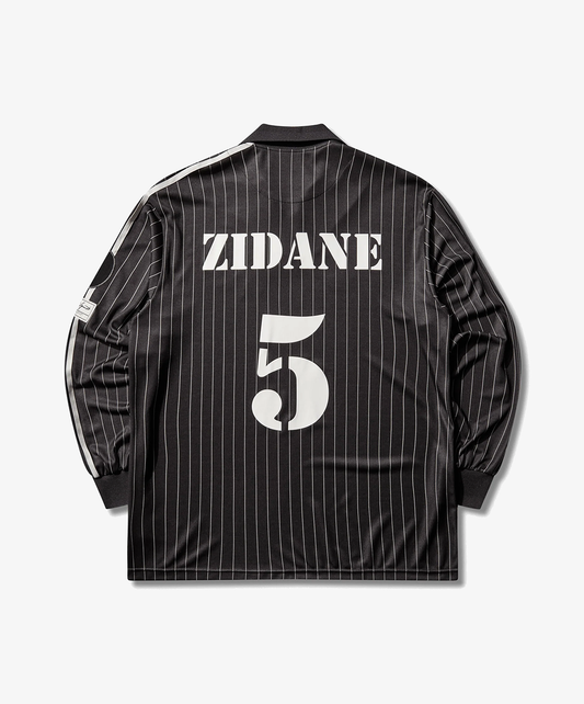 Y-3 | Y-3 ZINEDINE ZIDANE SOCCER LONG SLEEVE JERSEY { BLACK