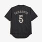 Y-3 | Y-3 ELITE 5 BASEBALL SHIRT { BLACK