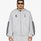 ADIDAS ORIGINALS | x CHAVARRIA FULL ZIP LOGO HOODIE { LIGHT GREY HEATHER