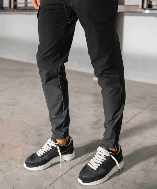 REPRESENT | 247 ZIP PANT { BLACK