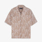REPRESENT | EMBROIDERED INITIAL OVERSHIRT { WASHED TAUPE