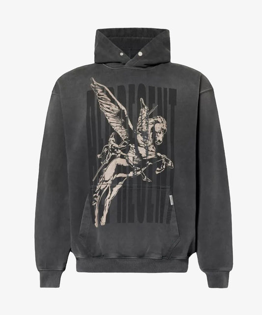 Represent | SPIRITS MASCOT HOODIE  { AGED BLACK