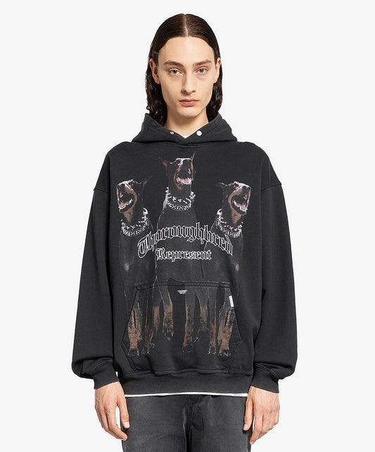 Represent | THOROUGHBRED HOODIE { VINTAGE/BLACK