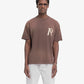 REPRESENT | MASKING TAPE INITIAL T-SHIRT { BROWN