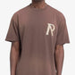 REPRESENT | MASKING TAPE INITIAL T-SHIRT { BROWN