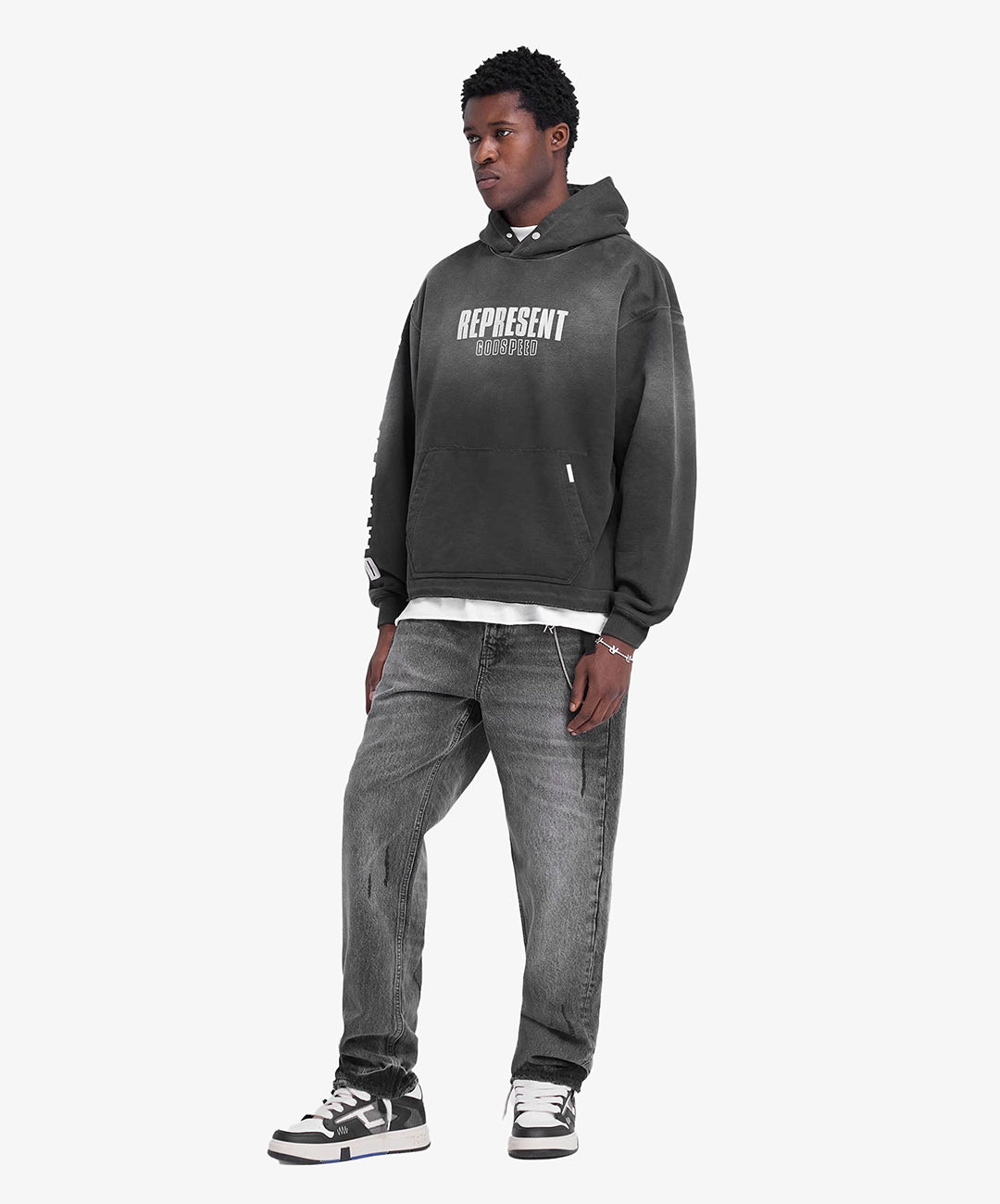 Represent | GODSPEED HOODIE { AGED BLACK – Superkicks