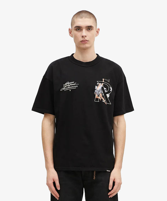 REPRESENT | HERMES T-SHIRT { JET BLACK