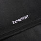 REPRESENT | ATLAS T-SHIRT { STAINED BLACK