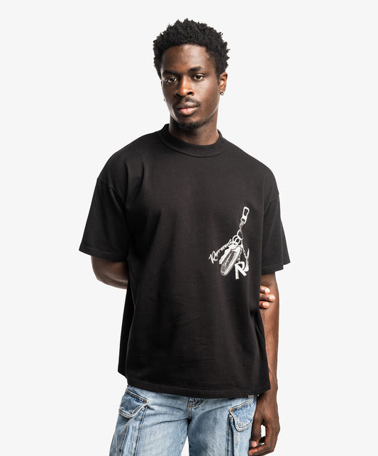 REPRESENT | KEYS TO THE CLUB T-SHIRT { JET BLACK