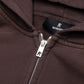Represent | MASKING TAPE INITIAL ZIP HOODIE { CEDAR