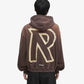 Represent | MASKING TAPE INITIAL ZIP HOODIE { CEDAR