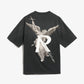 REPRESENT | ARCHANGEL T-SHIRT { STAINED BLACK