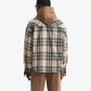 Represent | HEAVY ZIP OVERSHIRT  { BROWN CHECK