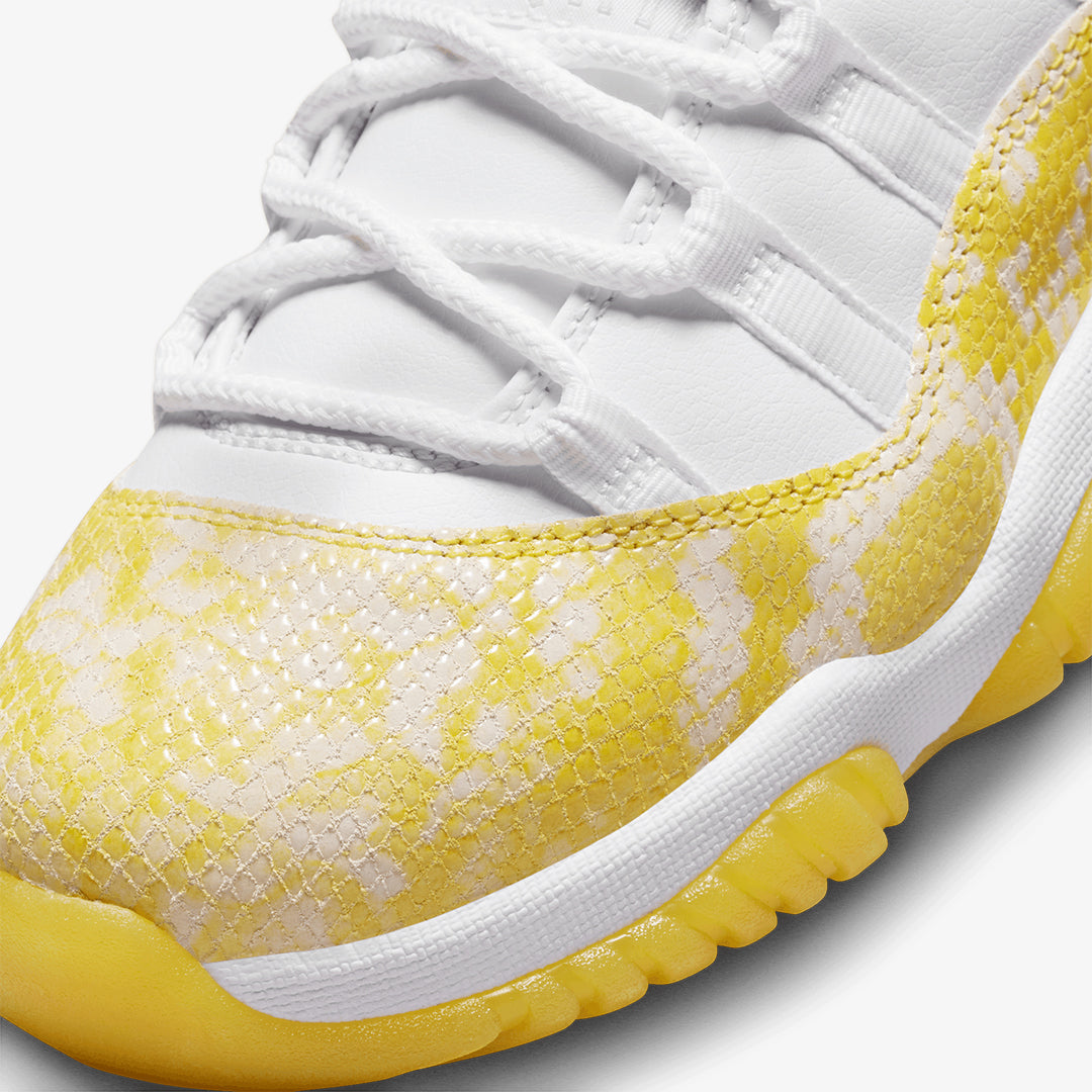 Buy White Tour Yellow Air Jordan 11 Retro Low Shoes for Women