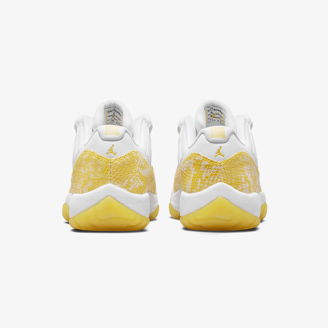 Buy White Tour Yellow Air Jordan 11 Retro Low Shoes for Women