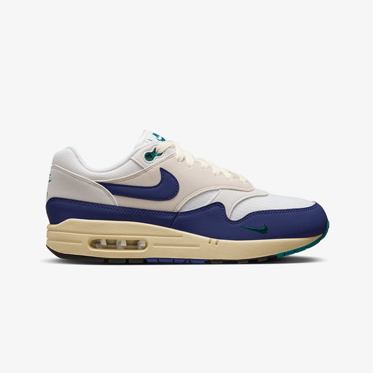 Nike Air Max 1 PRM Sneakers in Blue in Slate/Blue/Lemon Wash, Size UK 5.5 | End Clothing