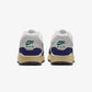 Nike | AIR MAX 1  { SAIL/DEEP ROYAL BLUE-LT OREWOOD BRN