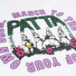 PATTA | OWN YOUR OWN MIND LONG SLEEVE T-SHIRT { WHITE