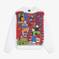 PATTA |  BLOCK PARTY CREWNECK SWEATER { WHITE