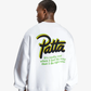 PATTA |  BLOCK PARTY CREWNECK SWEATER { WHITE