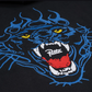 PATTA |  EMBROIDERED FIRE PANTHER HOODED SWEATER { BLACK