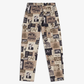 PATTA | COLLAGE CANVAS PANTS { MULTI