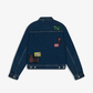 PATTA | WHOLE LOTTA LABELS DENIM JACKET { LIGHT BLUE DENIM