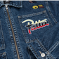 PATTA | WHOLE LOTTA LABELS DENIM JACKET { LIGHT BLUE DENIM