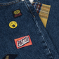 PATTA | WHOLE LOTTA LABELS DENIM PANTS { BLUE DENIM