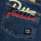 PATTA | WHOLE LOTTA LABELS DENIM PANTS { BLUE DENIM