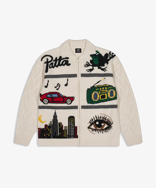 PATTA |  PERFECT DAY KNITTED CARDIGAN { PEYOTE